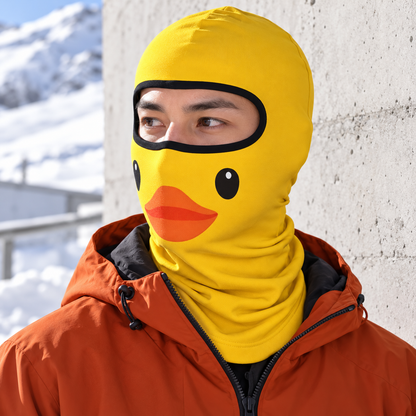 Pato amarillo, fotografía de campaña ilustrativa